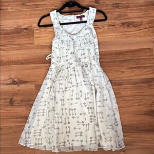 Ted Baker Key Print Motif Dress size 1 which is like a small